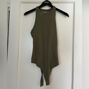 Abercrombie and fitch green bodysuit